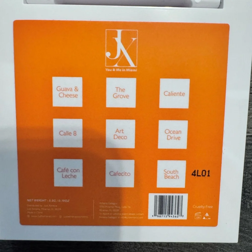 JX You &‎ Me in Miami Eyeshadow Palette NEW